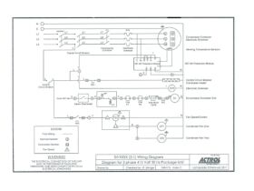 Wiring Diagram - Tecumseh Condensing Unit 3 Phase Twin Fan