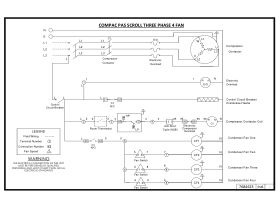 Wiring Diagram - Tecumseh Compac PAS Scroll Three Phase 4 Fan