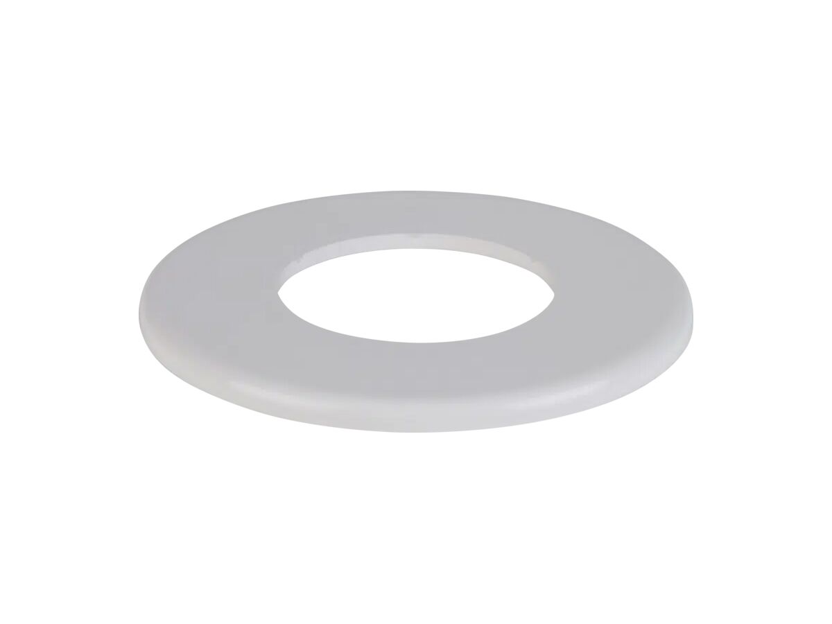 Wall Flange White PVC 40mm
