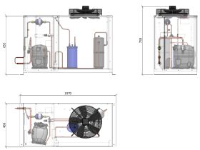ACPAC Packaged Condensing Unit AP2.5M1-5 1 Phase