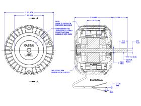 50D509-22A Fan Motor 415V 40W