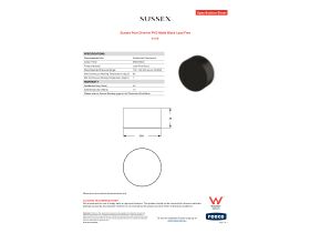 Specification Sheet - Sussex Pure Diverter PVD Matte Black Lead Free