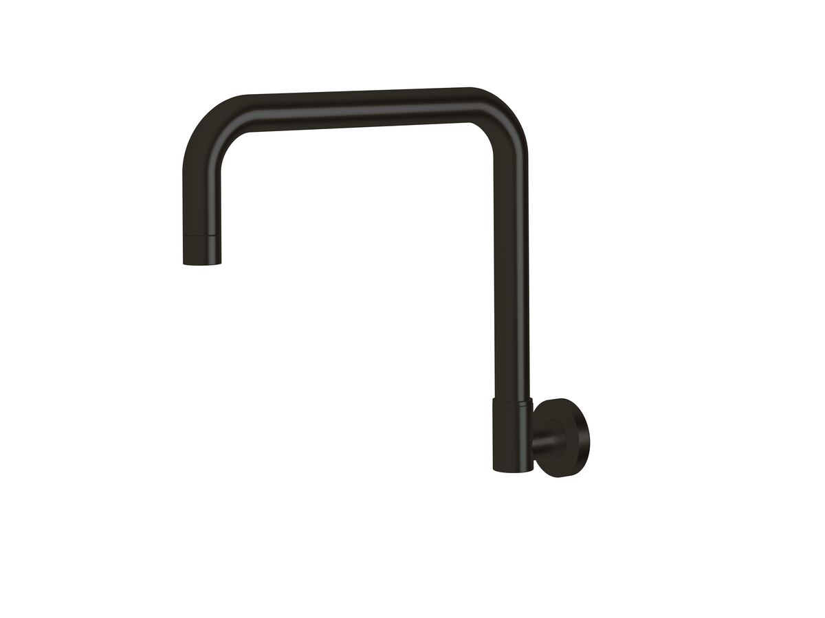 Sussex Scala Wall Spa Outlet Square LUX PVD Matte Opium Black