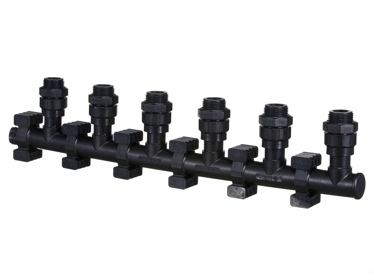 Enki Manifold Complete 6 Port (Plain)