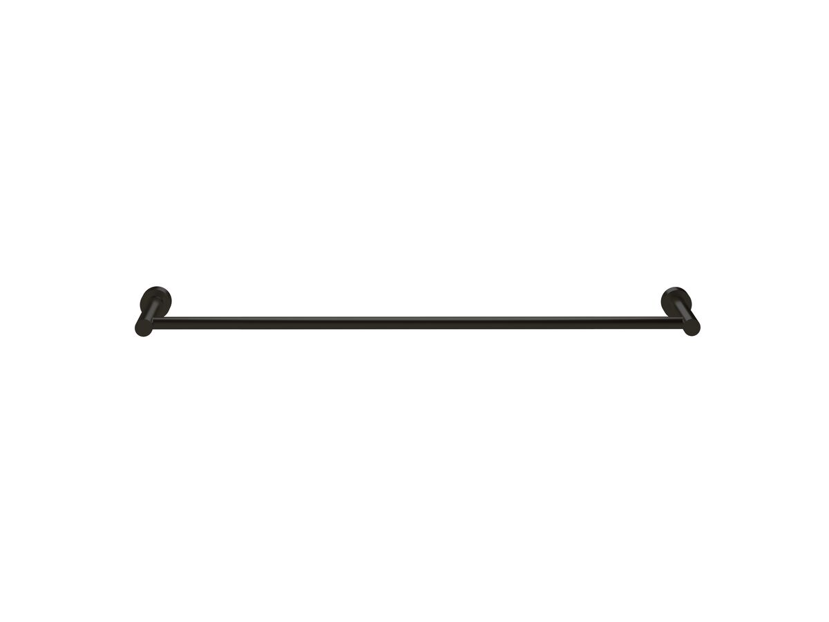 Scala Single Towel Rail 900mm LUX PVD Matte Opium Black