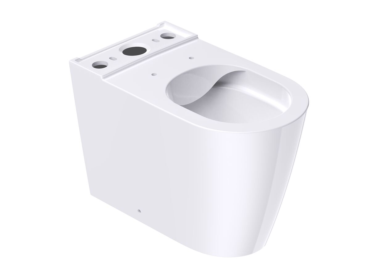 Hero - Kado Lux Rimless Plus Overheight Close Coupled Back to Wall Back Inlet Pan White (4 Star)