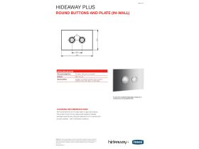 Technical Guide - Hideaway+ Round Buttons & Plate (In-Wall)