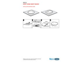 Installation Instructions - Roca Easy Semi Inset Basin