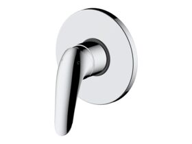 Hero - Posh Bristol Mk2 Shower Mixer Tap All Pressure with 135mm Cover Plate Chrome Lead Free
