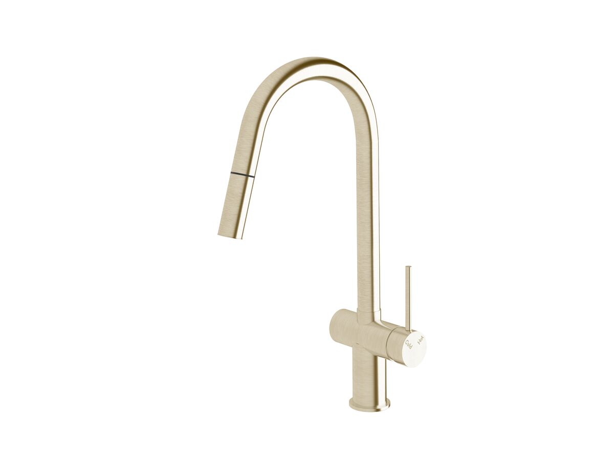 Sussex Scala Pullout Sink Mixer Tap LUX PVD Brushed Platinum Gold (4 Star)