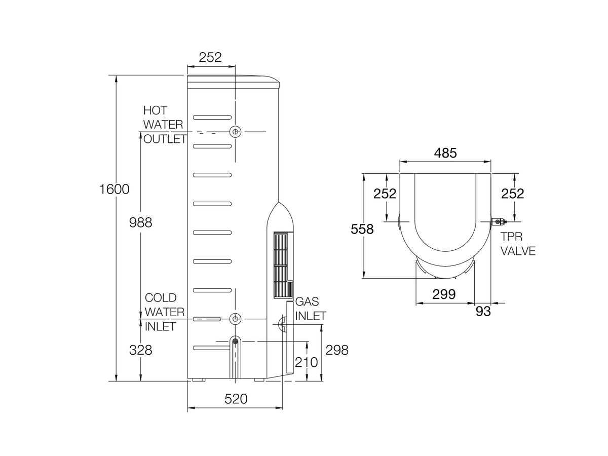 Rheem Stellar 5 Star Hot Water System