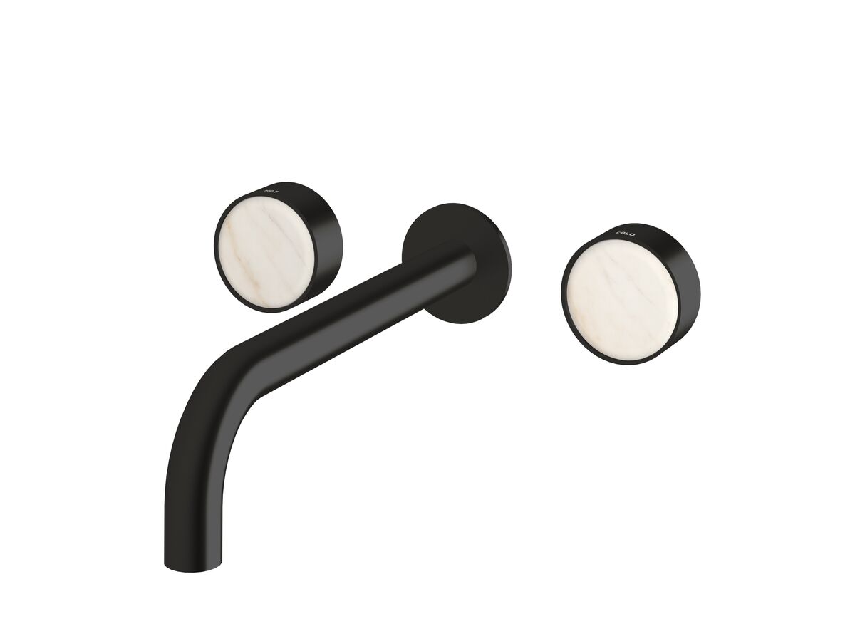 Supporting Image - Sussex Pure Elemental Bath Set 250mm PVD Matte Black with Aurora Insert