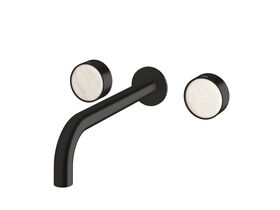 Supporting Image - Sussex Pure Elemental Bath Set 250mm PVD Matte Black with Aurora Insert