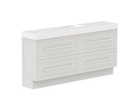 Supporting Image - Kado Lux Ensuite All Drawer Twin 1800mm Floor Mount Centre Basin 90mm Top