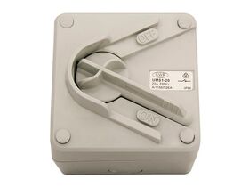 240V 20A IP66 Waterproof Isolator Lockable