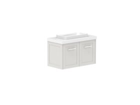 Supporting Image - Kado Lux Ensuite All Door 750mm Wall Hung Centre Basin 50mm Top