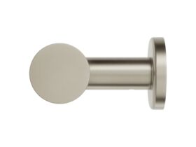 Supporting Image - Mizu Drift Straight Toilet Roll Holder Brushed Nickel - Side