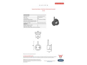 Specification Sheet - Sussex Scala Shower / Bath Mixer Tap Brushed Gunmetal