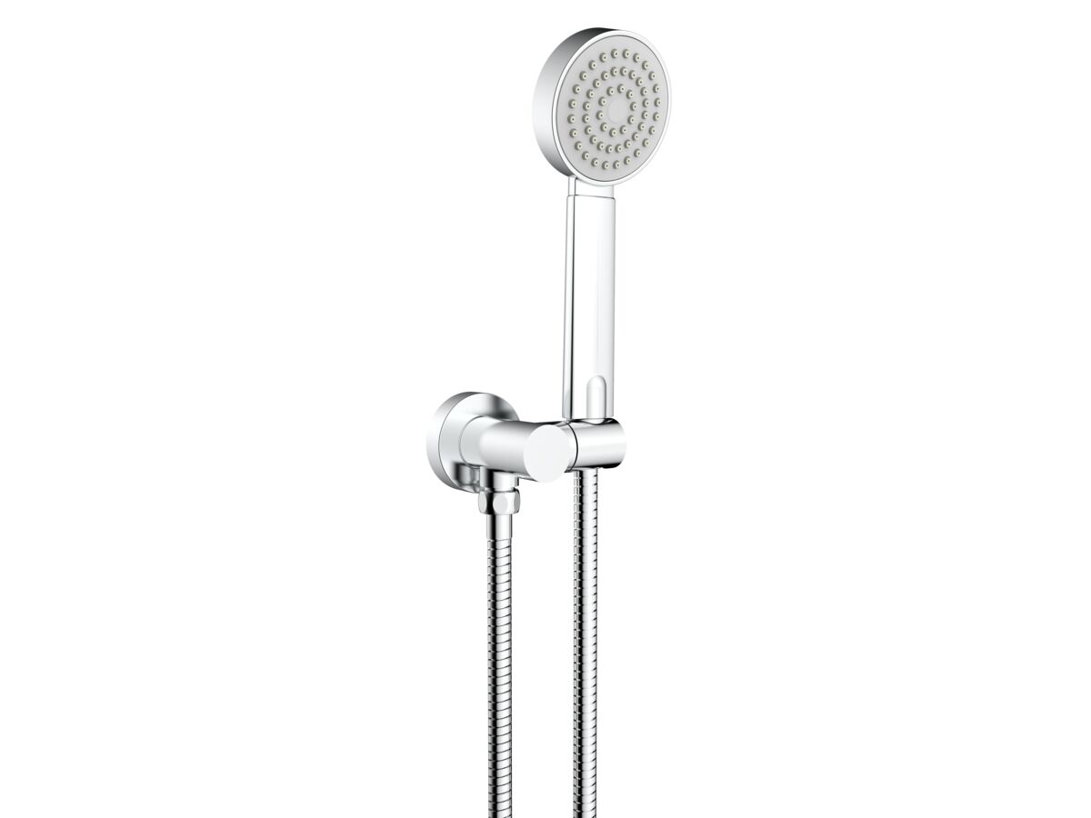 Hero - Base MK2 Handshower with Water Inlet Wall Bracket Chrome (3 Star)