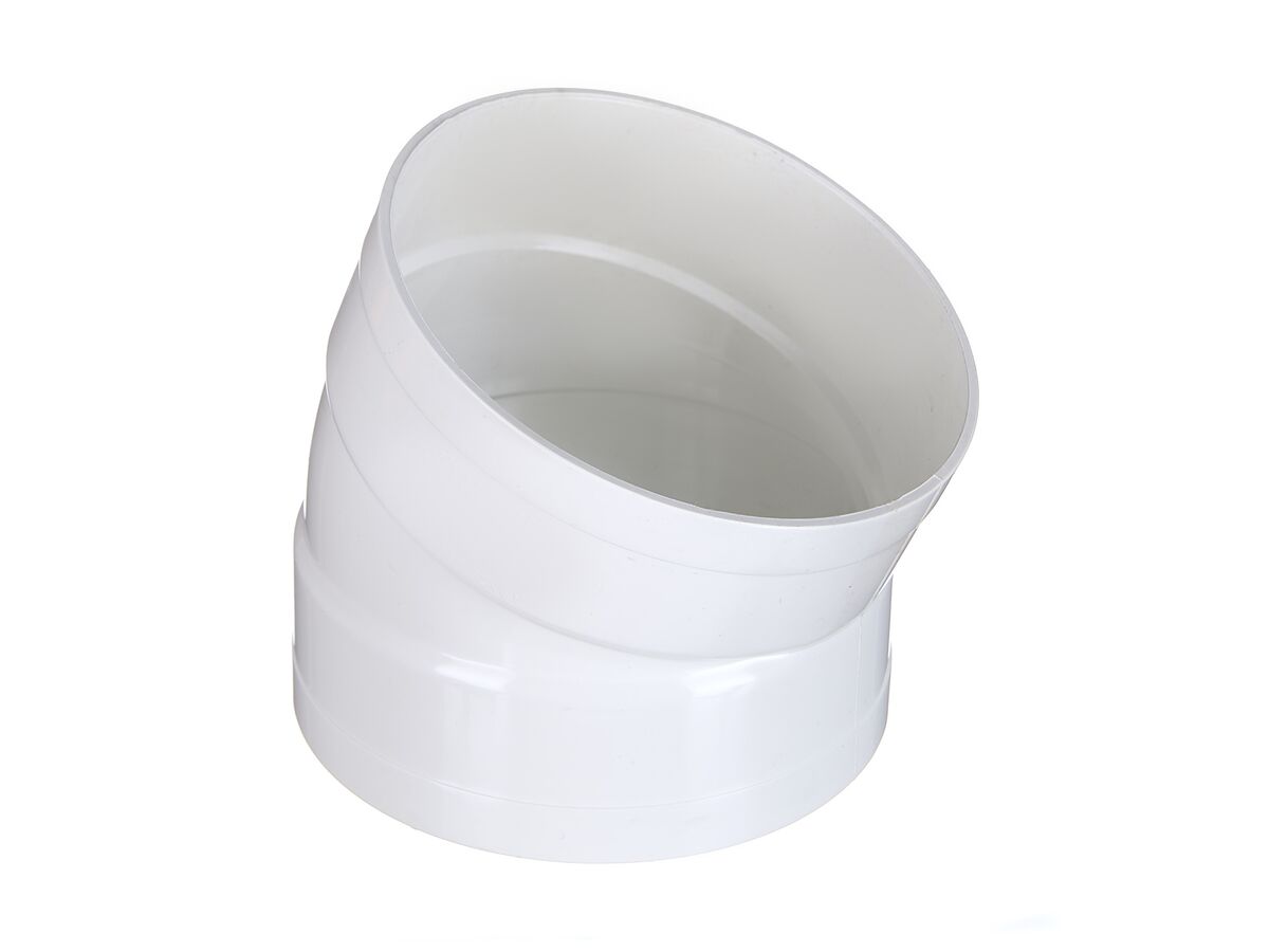 HERO - PVC Stormwater Bend Plain 22 1/2 Degree Female & Female 90mm