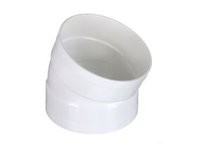 HERO - PVC Stormwater Bend Plain 22 1/2 Degree Female & Female 90mm