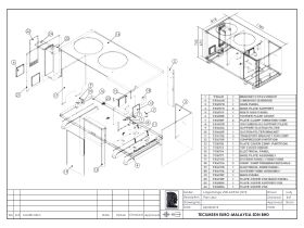 Component Listing - Tecumseh Acpac SHT-VSD 2 Fan Large Condensing Unit