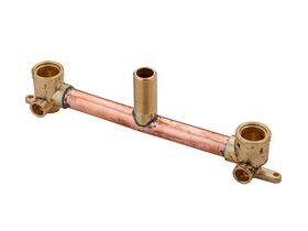 Hero - Dura Ardent Sink Assembly 200mm Centre with No Tails Bottom Entry Lead Free