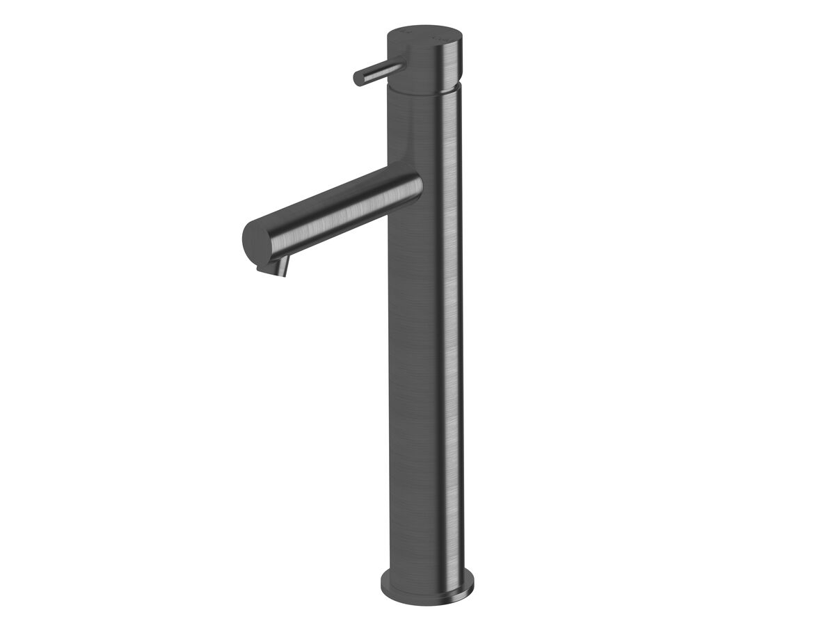Hero - Sussex Scala Extended Basin Mixer Tap with 130mm Outlet LUX PVD Brushed Smoked Gunmetal (6 Star)