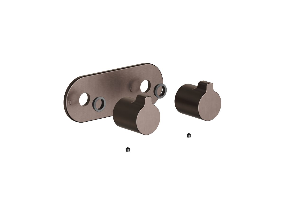 Supporting Image - Faucet Strommen Vara Fin Wall Top Assembly Kit Armada Bronze Lead Free