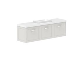 Supporting Image - Kado Lux Ensuite All Door 1500mm Wall Hung Centre Basin 50mm Top