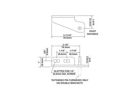 Kason Pivot Bracket Top Left K1556021