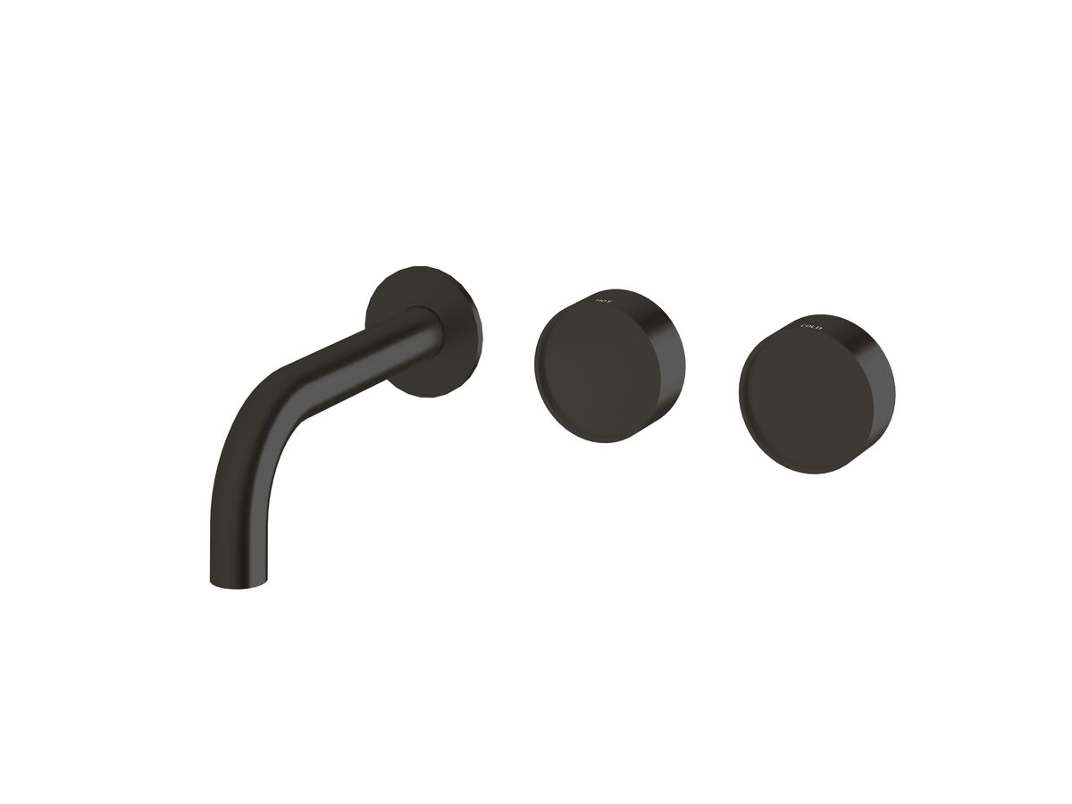 Hero - Sussex Pure Elemental Wall Bath Hostess System 160mm PVD Matte Black