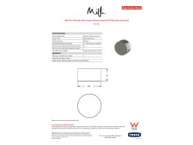 Specification Sheet - Milli Pure Diverter with Cirque Textured Handle PVD Brushed Gunmetal