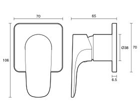 Mizu Silk Shower Mixer Tap
