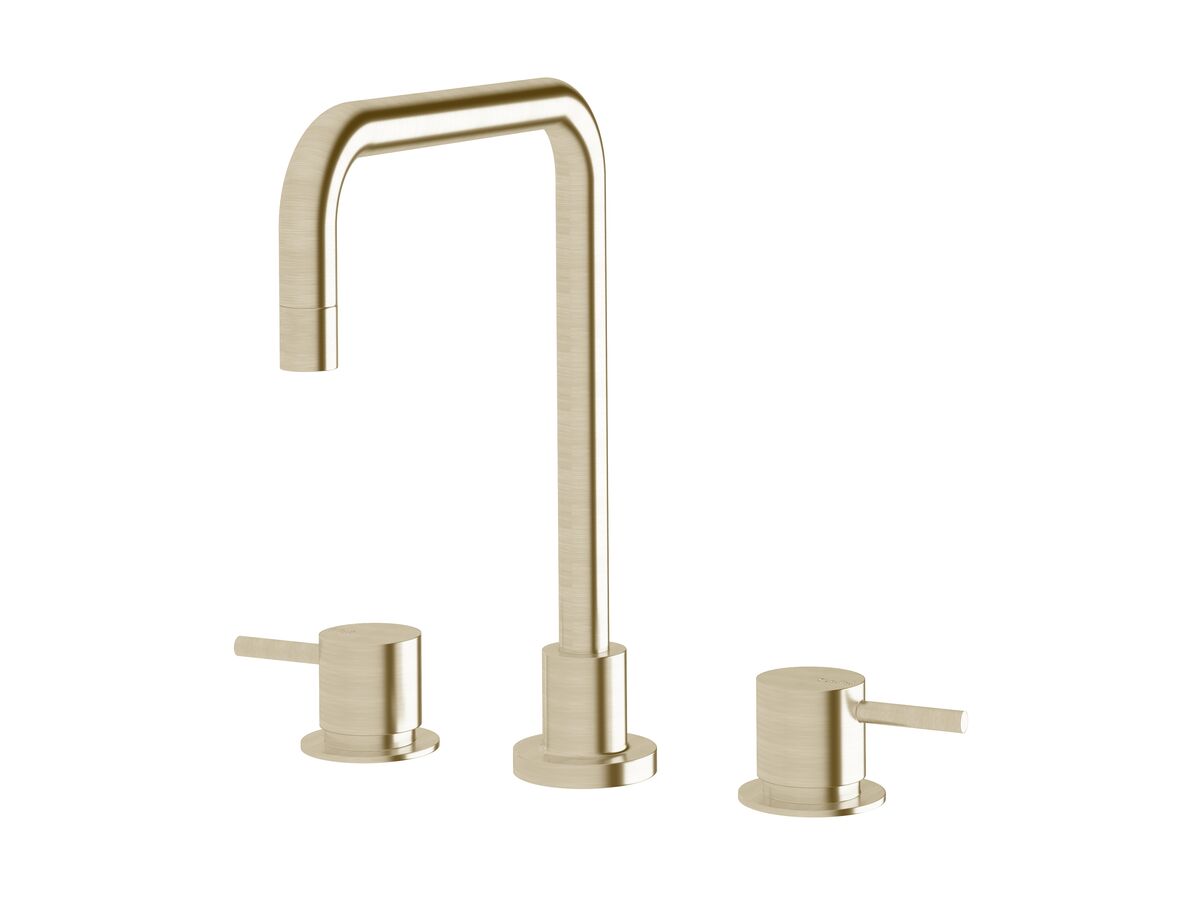 Sussex Scala Hob Sink Set Square LUX PVD Brushed Platinum Gold (3 Star)