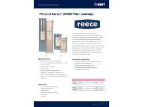 Specification Sheet - Fibron & Carbon JUMBO filter cartridge