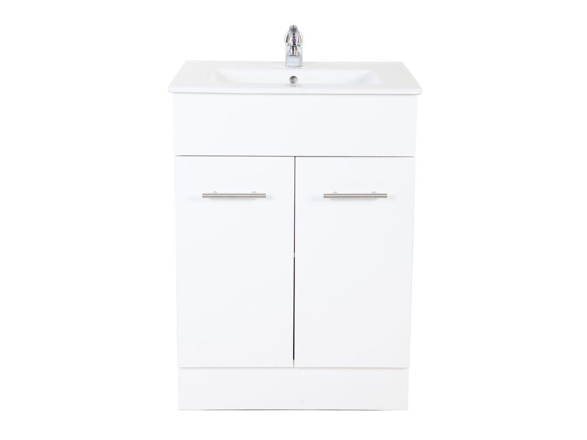 Posh Bristol MK2 600mm Vanity Unit with Kick Centre Bowl 1 Taphole