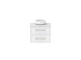 Supporting Image - Kado Lux Ensuite All Drawer Twin 600mm Wall Hung Centre Basin 20mm Top Shaker