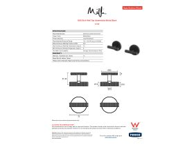 Specification Sheet - Milli Etch Wall Top Assemblies Matte Black