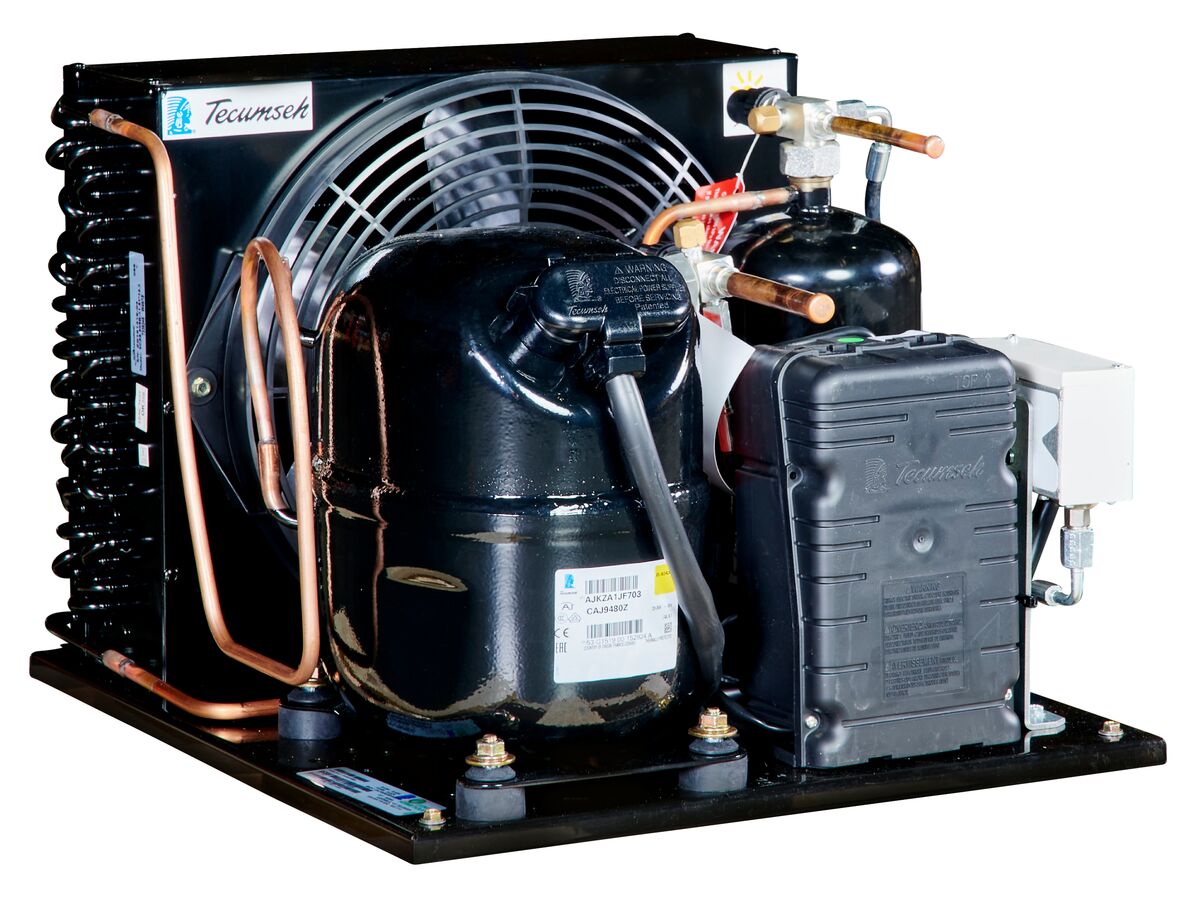 Tecumseh AJ2 HTA Condensing Unit 5/8HP R404 MHBP CAJT9480ZMHR-FZ-1 with Pressure Control