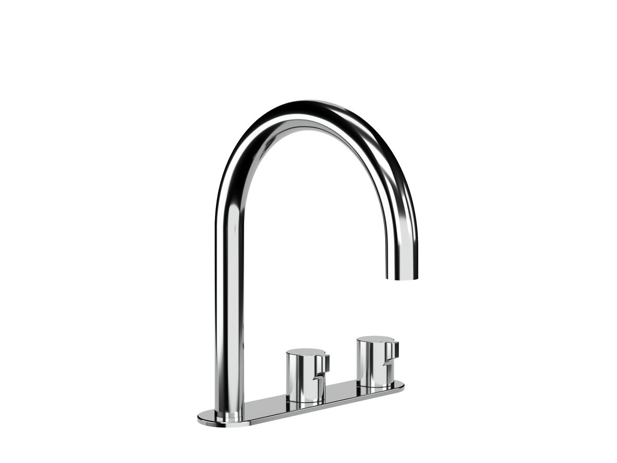 Rustem Tap Faucet Strommen Vara Fin Hob Basin Hostess Tap System Right Hand Chrome ...