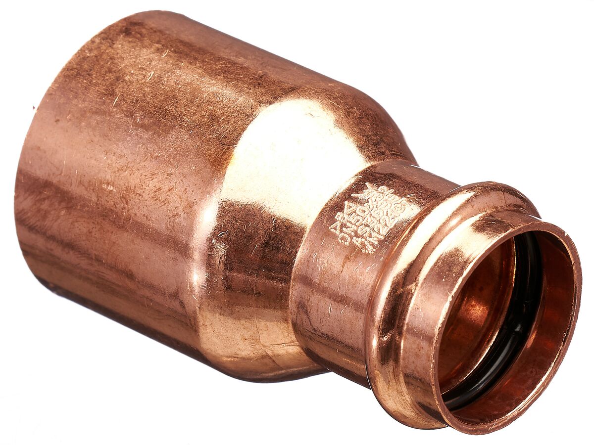 >B< Press Water Fitting Reducer 50mm x 32mm