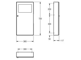 Franke Commercial Surface Waste Receptable Stainless Steel