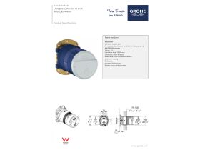 Technical Guide - GROHE Rainshower SmartActive Inwall Body