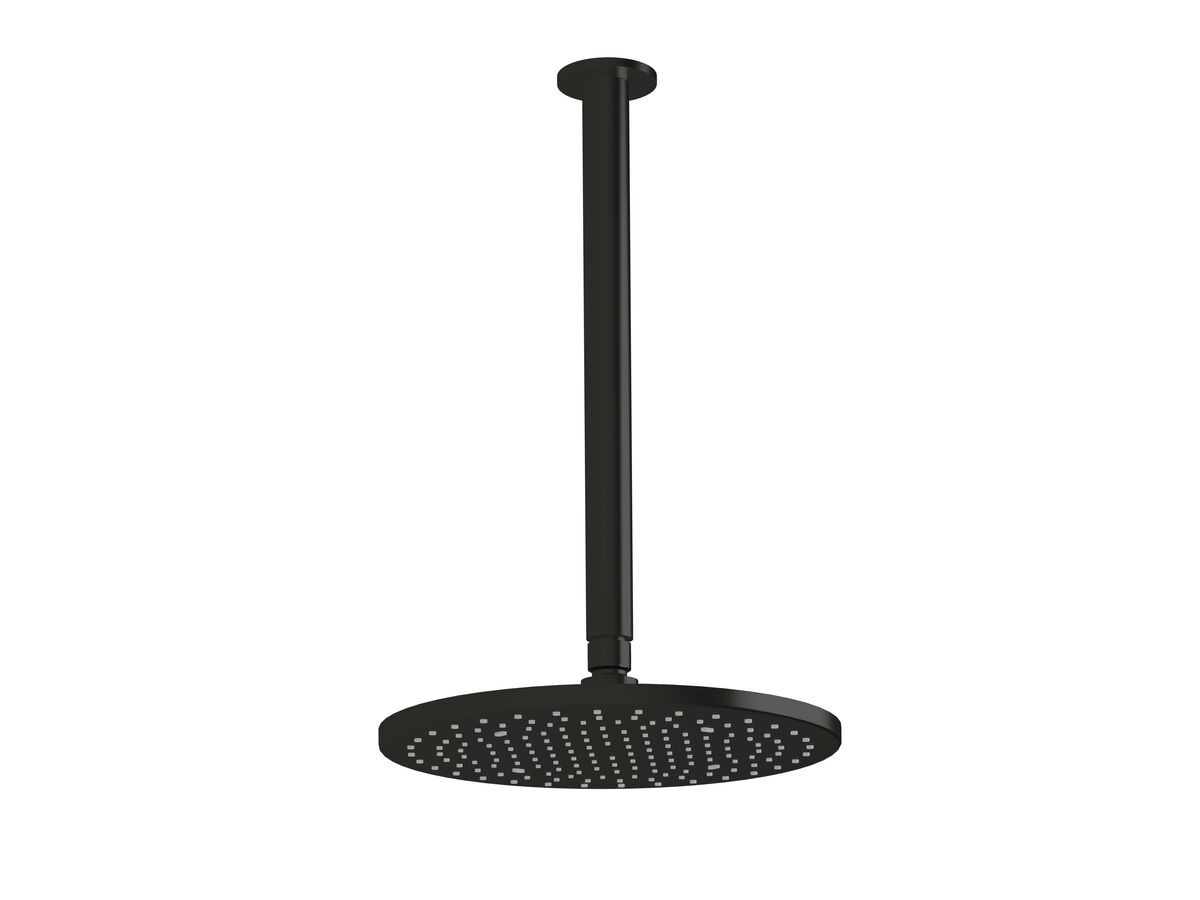 Hero - Sussex Scala Nova Vertical Shower 300mm PVD Matte Black