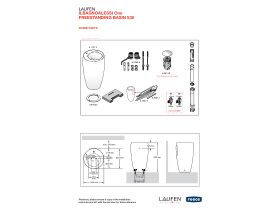 Installation Instructions - LAUFEN Alessi One Freestanding Basin 530 x 530mm White