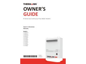 User Manual - Thermann 17R, 21R and 26R