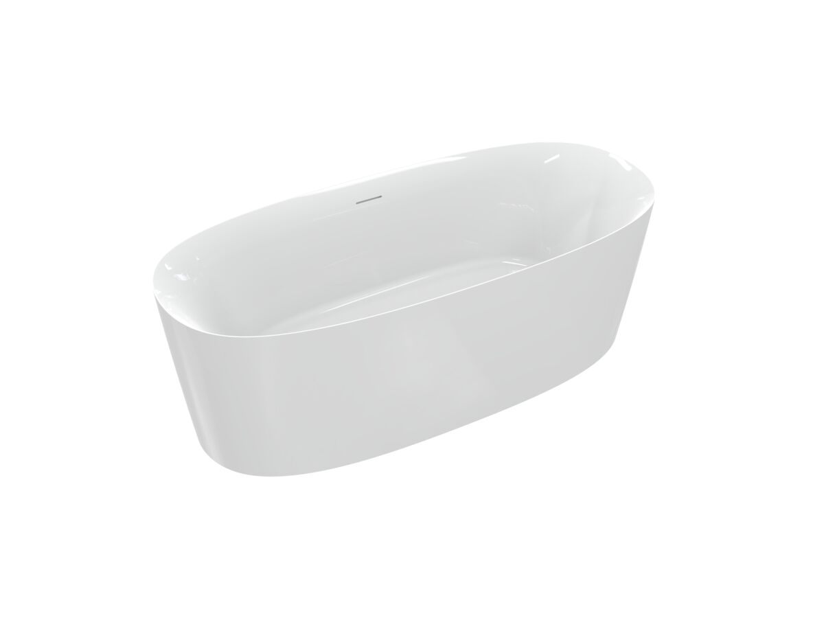 Hero - Kado Lux Freestanding Bath 1700mm x 750mm x 580mm Gloss White