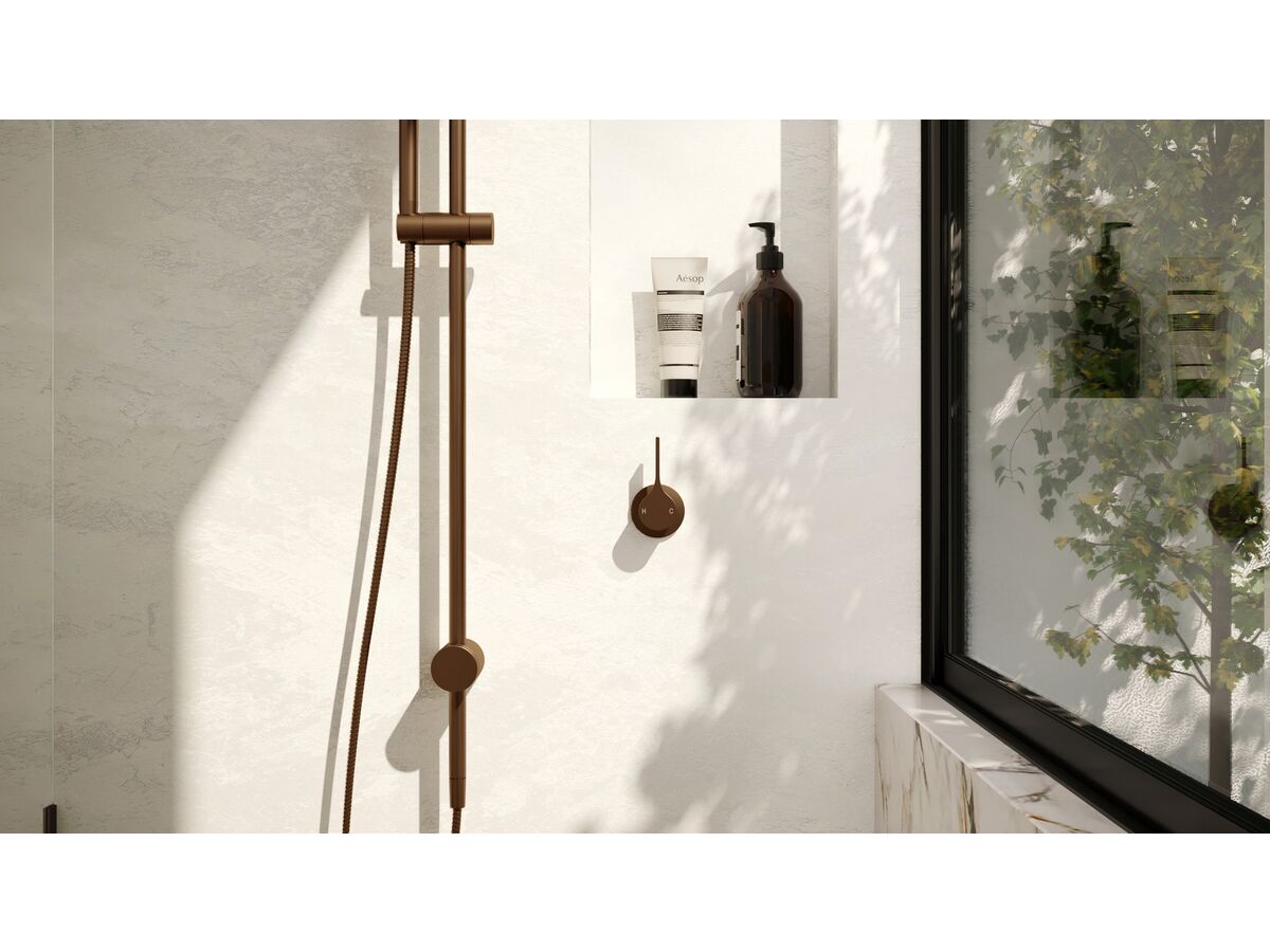 Sussex Oria Shower/Bath Wall Mixer PVD Brushed Bronze