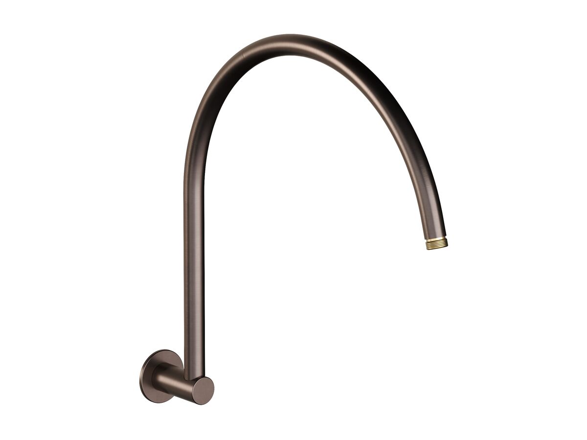 Hero - Faucet Strommen Vara Wall Gooseneck Shower Arm Armada Bronze